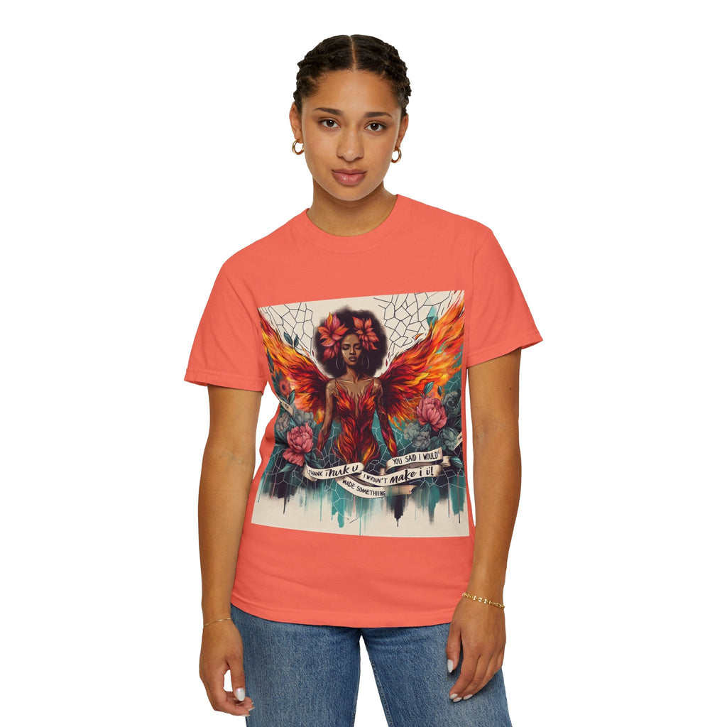 Vibrant Empowerment T-Shirt, Artistic Tee for Feminists, Gift for Her, Boho Style Shirt, Festival Apparel, Unisex Graphic T-Shirt Printify