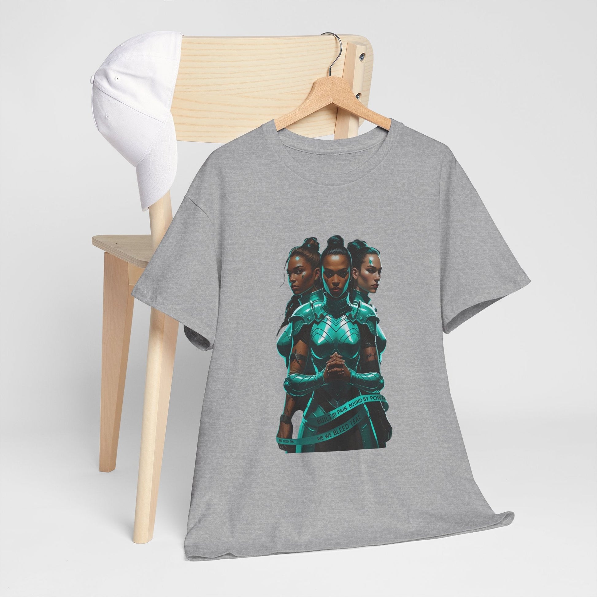 Empowered Elegance Unisex Heavy Cotton Tee, Graphic Tee, Casual Fashion, Gift for Her, Anime Inspired, Wearable Art, Streetwear Printify