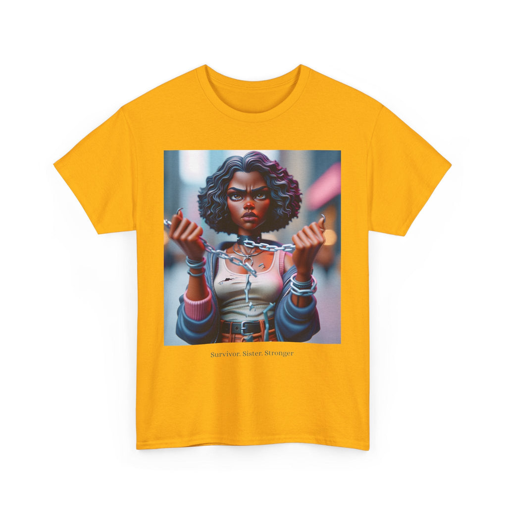 Unisex Cotton Graphic Tee, Empowering Art Shirt, Streetwear, Casual Apparel, Gift for Friends, Statement Fashion