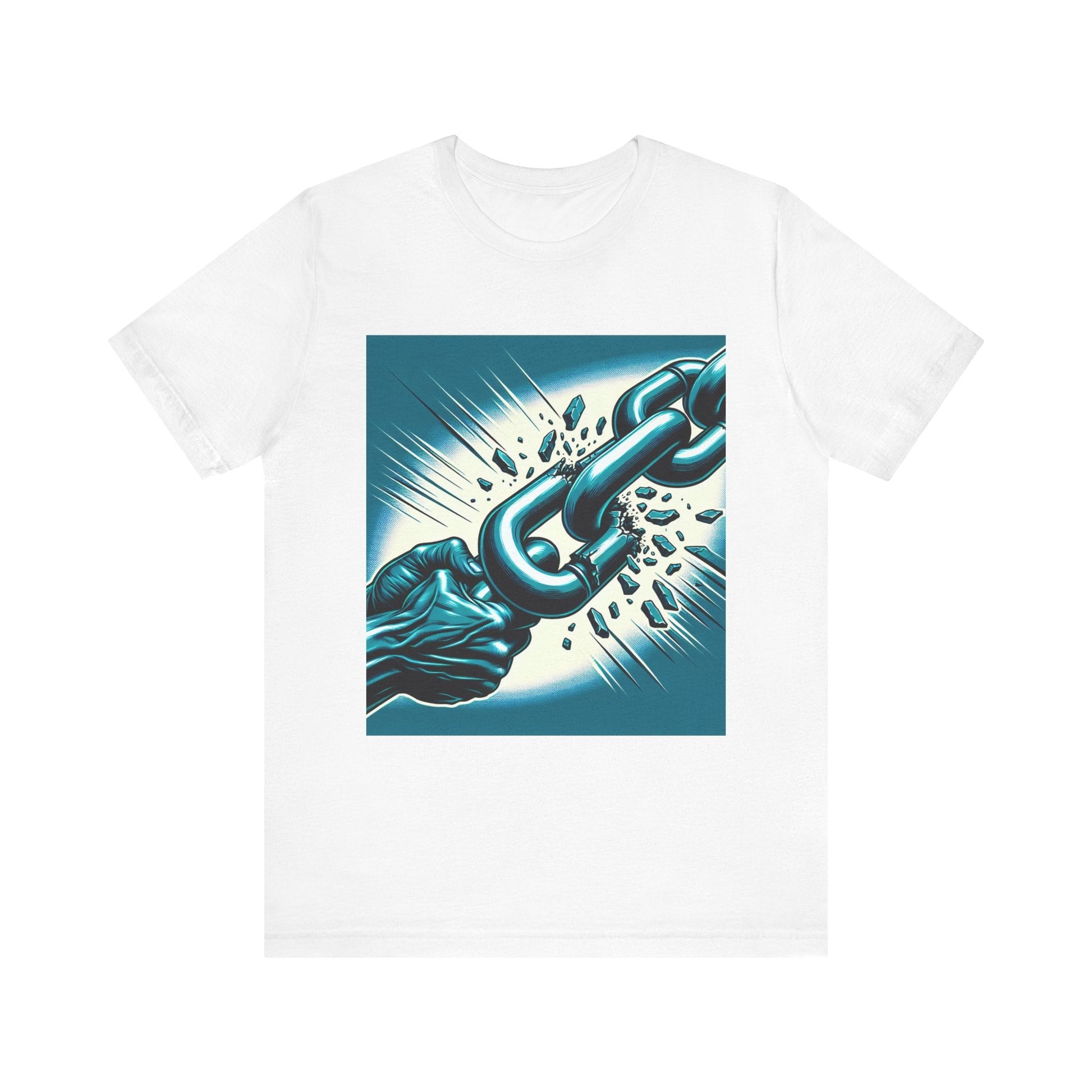 Breaking Free Graphic Tee, Unisex Short Sleeve Shirt, Motivational T-Shirt, Liberation Celebration Wear, Casual Empowerment Apparel