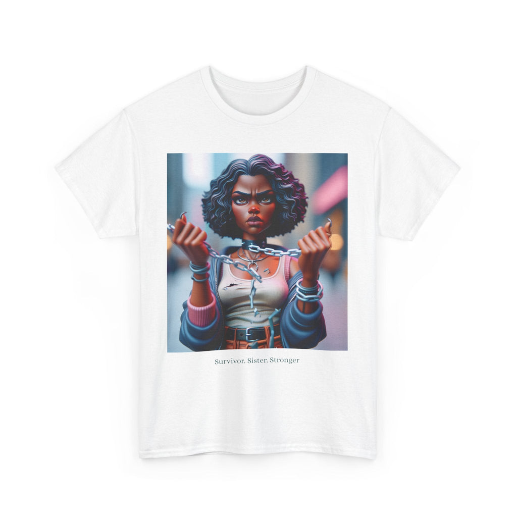 Unisex Cotton Graphic Tee, Empowering Art Shirt, Streetwear, Casual Apparel, Gift for Friends, Statement Fashion