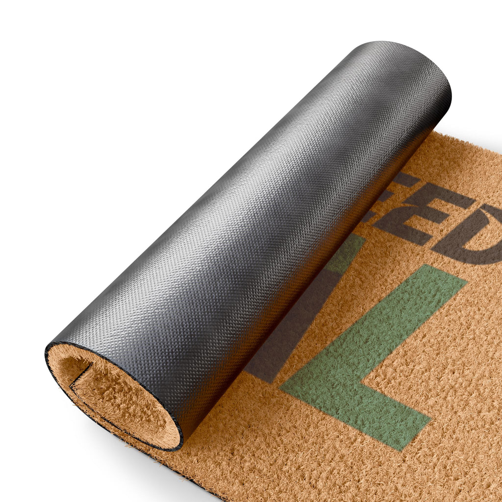 Teal Pride Doormat - Fun Home Decor, Entrance Mat, Sports Fan Gift, Personalized Welcome Mat, Unique Housewarming Present