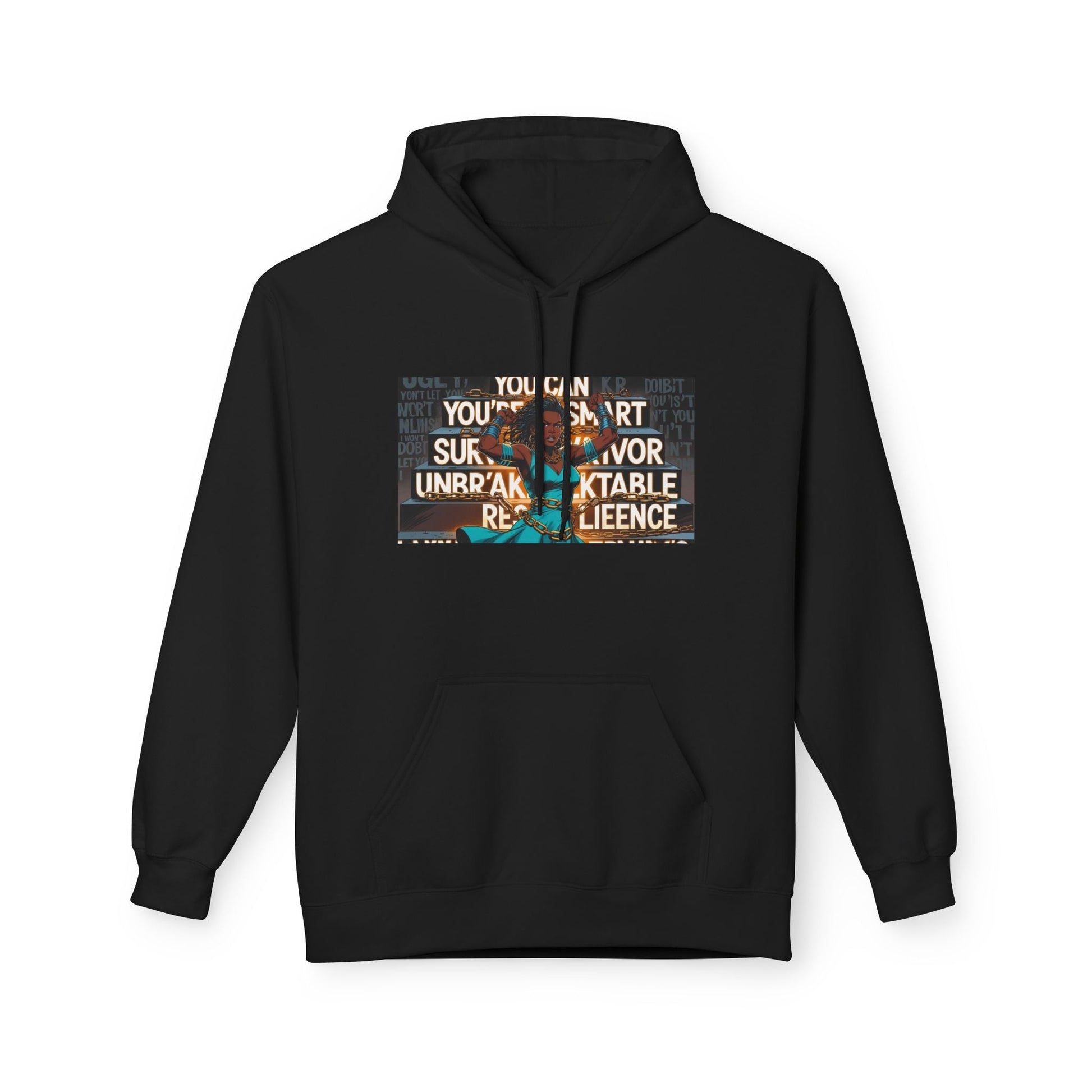 Inspirational Quote Hoodie, Motivational Sweatshirt for Men and Women, Cozy Fleece Pullover, Unique Gift Idea, Casual Wear for [...] Printify