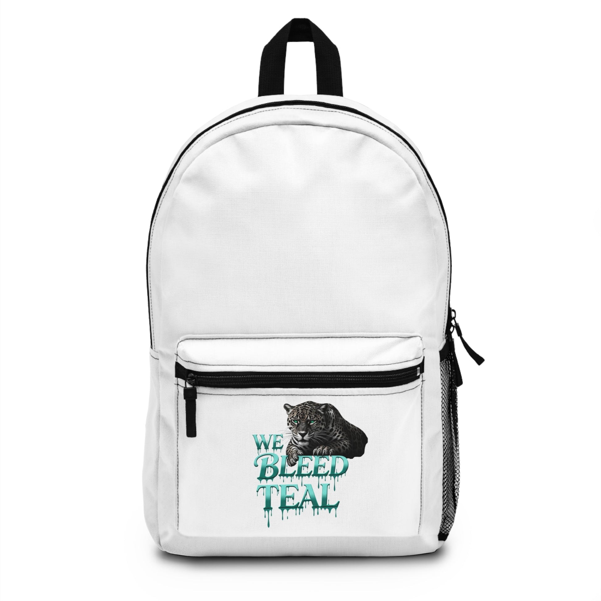 Cool Animal Print Backpack for Teal Lovers, School Bag, Travel Backpack, Gift for Students, Rave Bag, Festival Essentials Printify