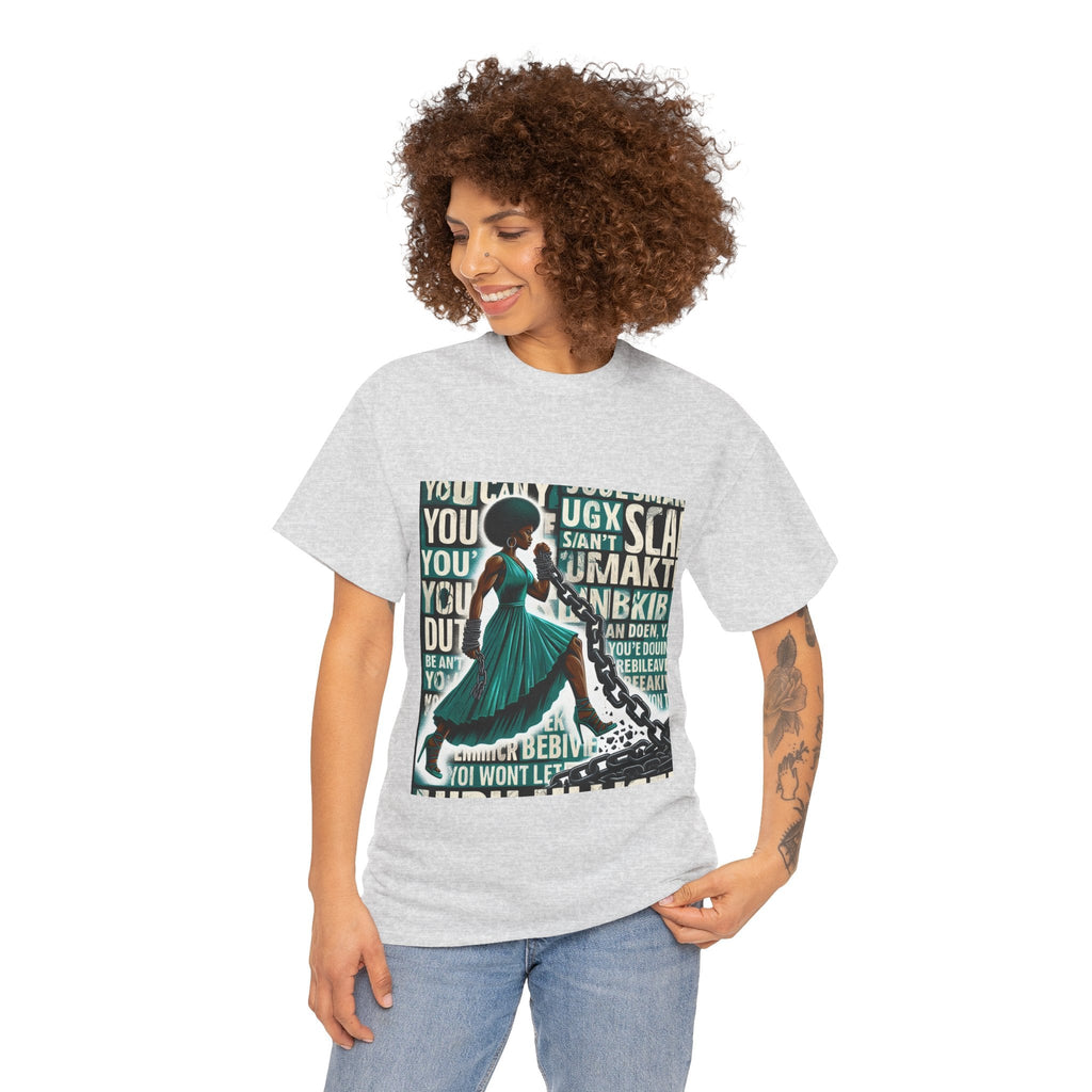 Empowering Afrocentric Unisex Tee, Motivational T-Shirt, Gift for Her, Black History, Fashion Statement, Casual Wear Printify