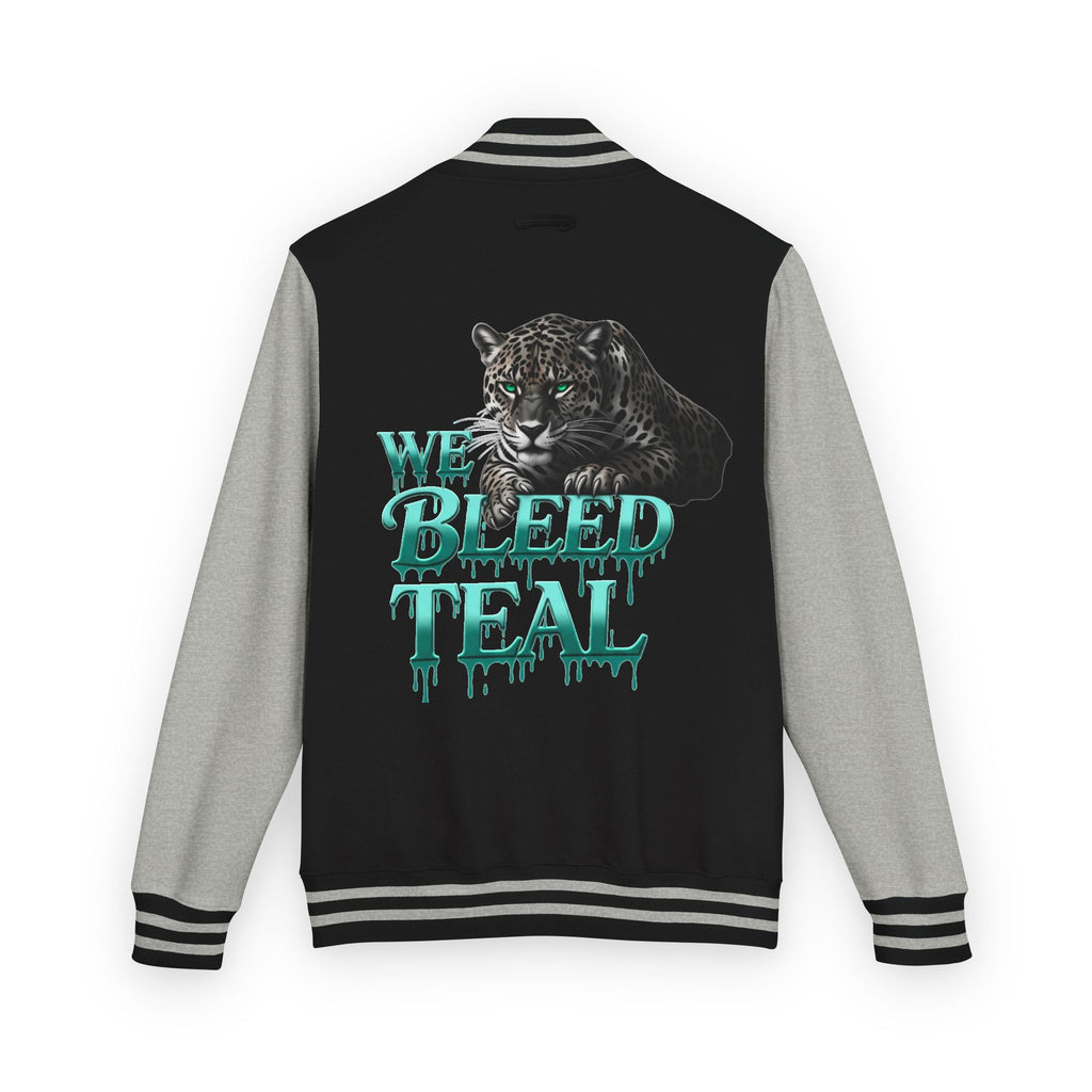 Teal Bleeding Letterman Jacket, Unisex Varsity Jacket, Trendy Sports Jacket, Cool Casual Wear, College Spirit Gear, Perfect Gift for [...]