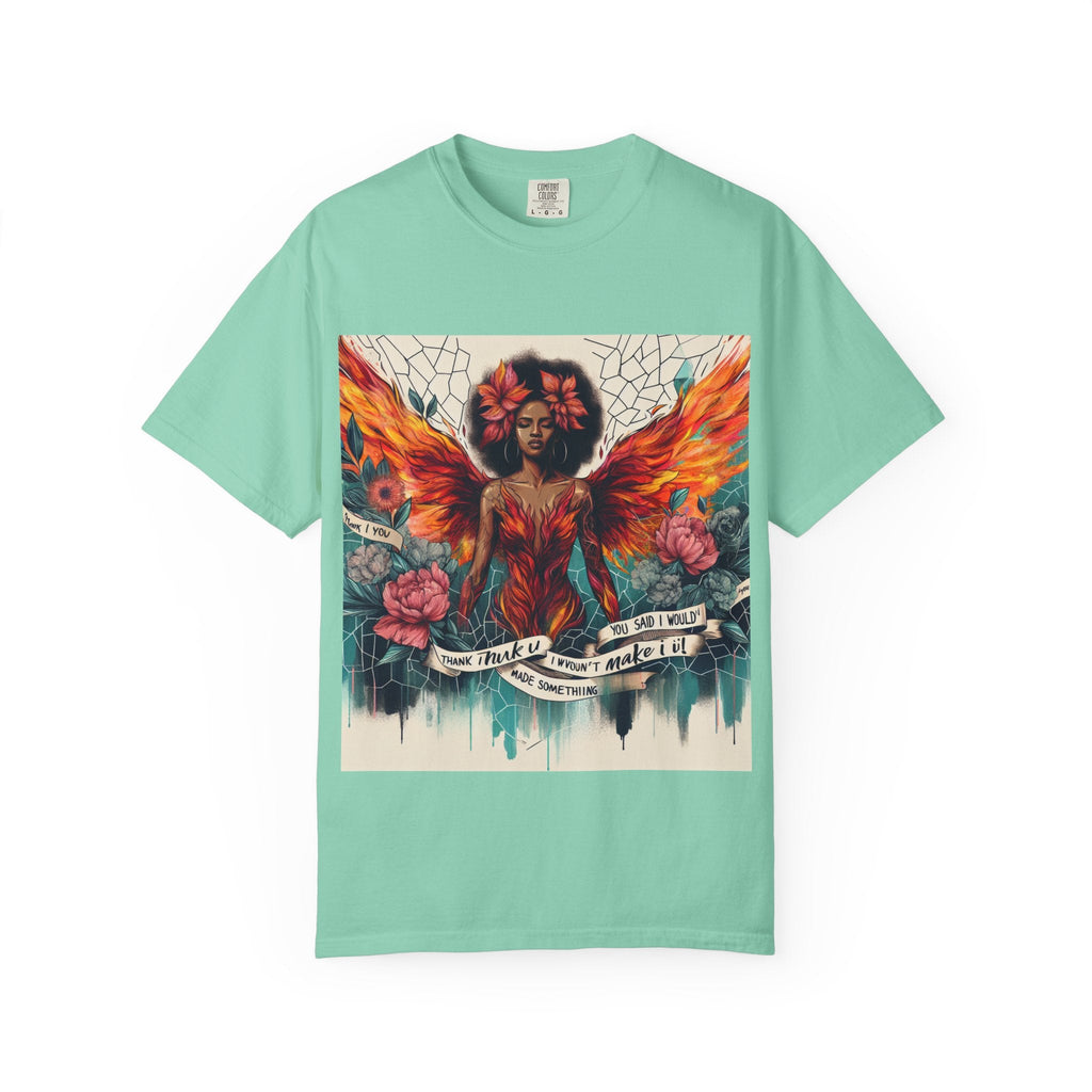 Vibrant Empowerment T-Shirt, Artistic Tee for Feminists, Gift for Her, Boho Style Shirt, Festival Apparel, Unisex Graphic T-Shirt Printify