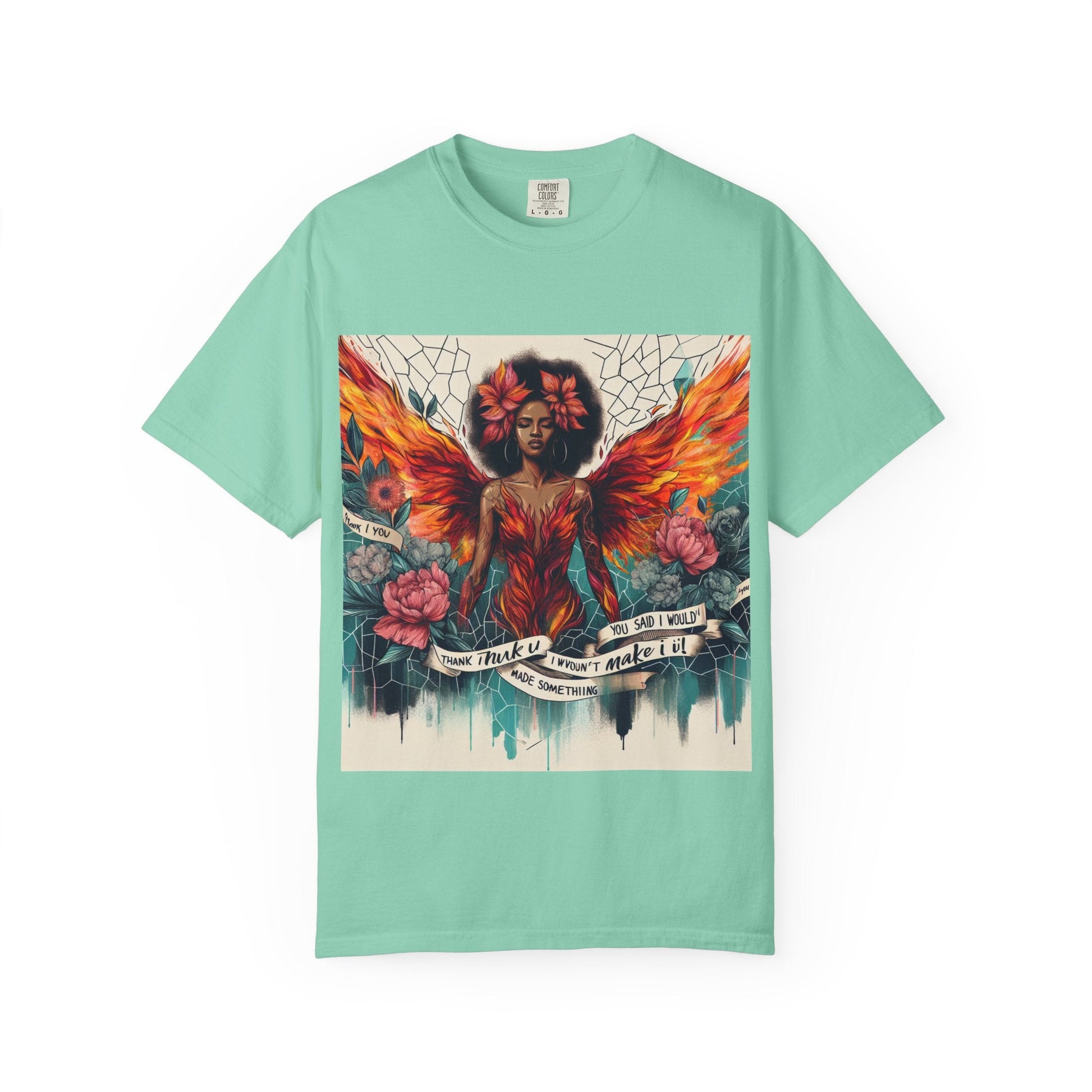 Vibrant Empowerment T-Shirt, Artistic Tee for Feminists, Gift for Her, Boho Style Shirt, Festival Apparel, Unisex Graphic T-Shirt Printify