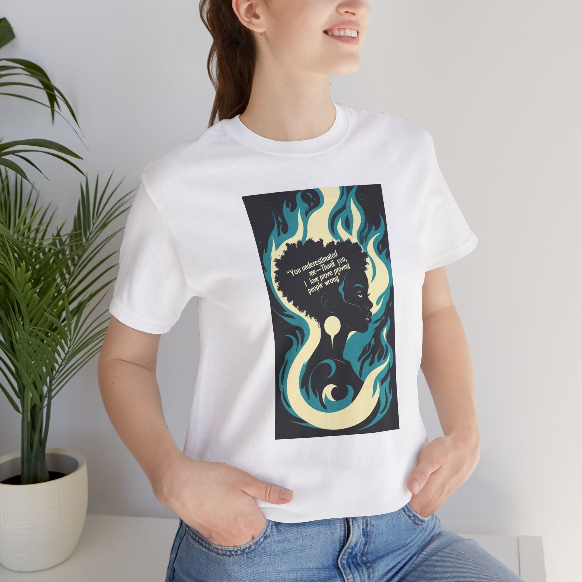 Empowering Art T-Shirt, Unisex Motivational Tee, Affirmation Shirt, Gift for Friends, Inspirational Graphic Tee Printify