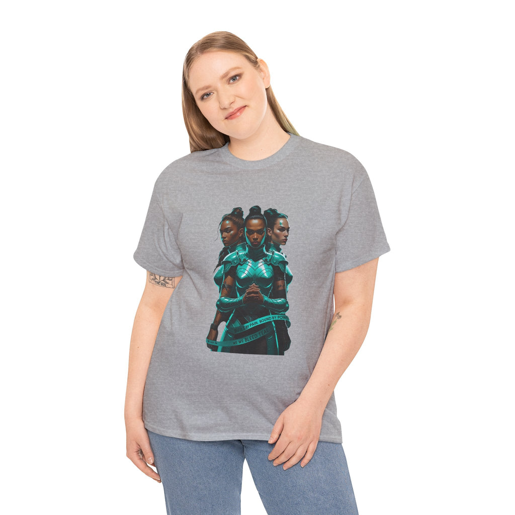 Empowered Elegance Unisex Heavy Cotton Tee, Graphic Tee, Casual Fashion, Gift for Her, Anime Inspired, Wearable Art, Streetwear Printify