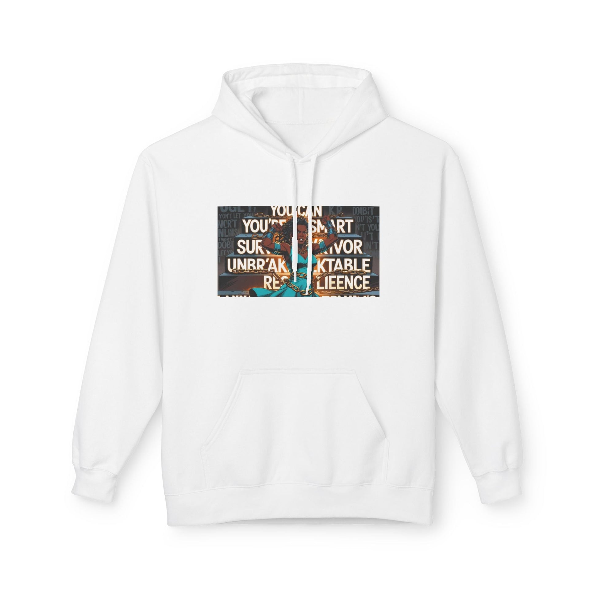 Inspirational Quote Hoodie, Motivational Sweatshirt for Men and Women, Cozy Fleece Pullover, Unique Gift Idea, Casual Wear for [...] Printify