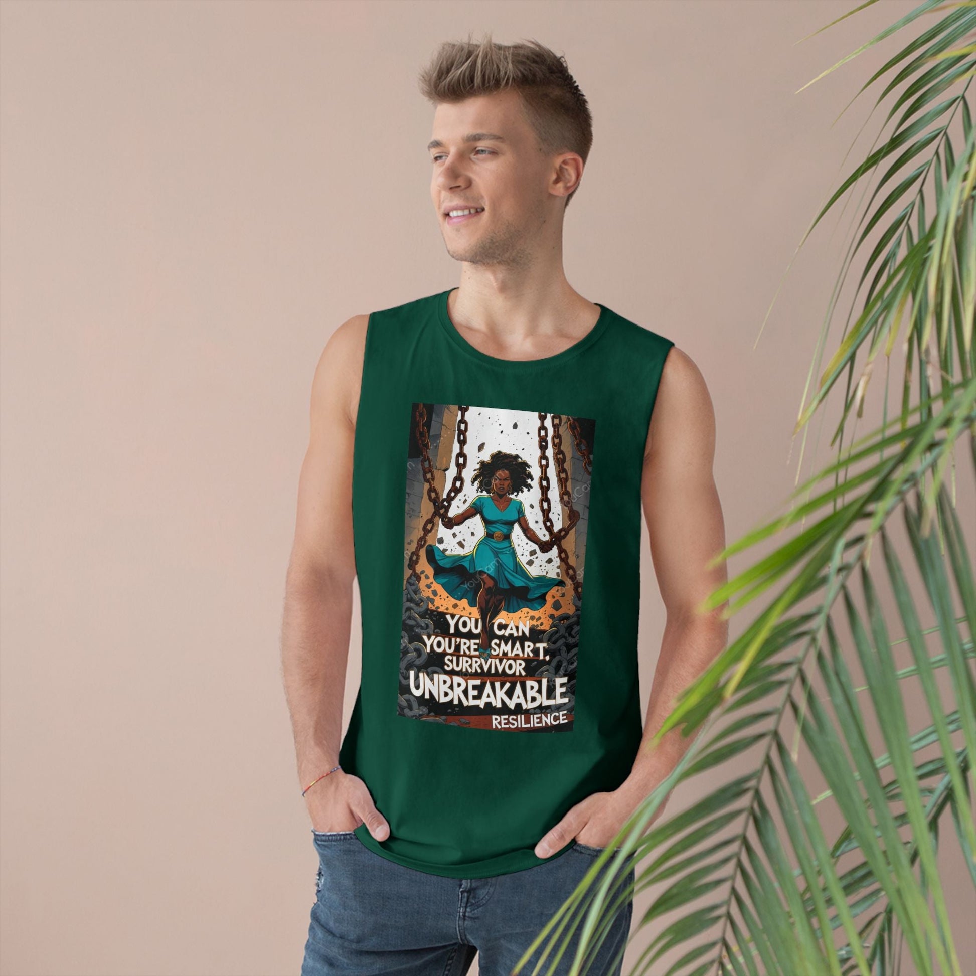 Unisex Inspirational Tank Top, Empowering Survivor Shirt, Unbreakable Resilience Tee, Motivational Workout Top, Perfect for Self-Care [...]