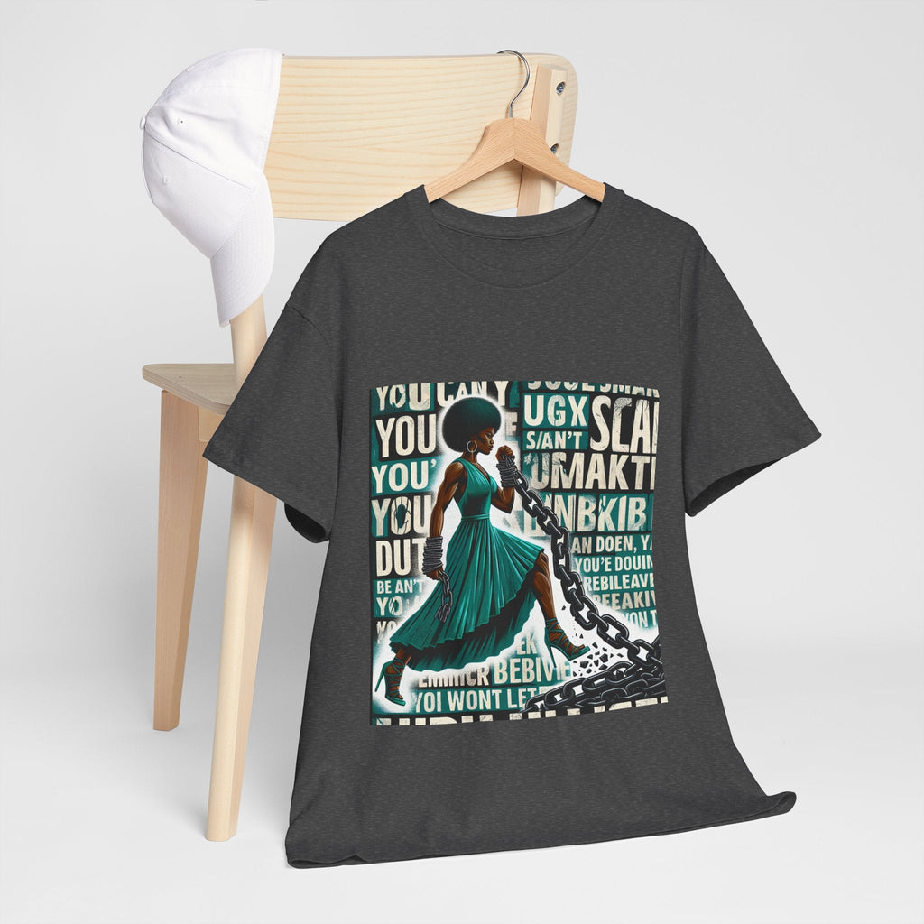 Empowering Afrocentric Unisex Tee, Motivational T-Shirt, Gift for Her, Black History, Fashion Statement, Casual Wear Printify