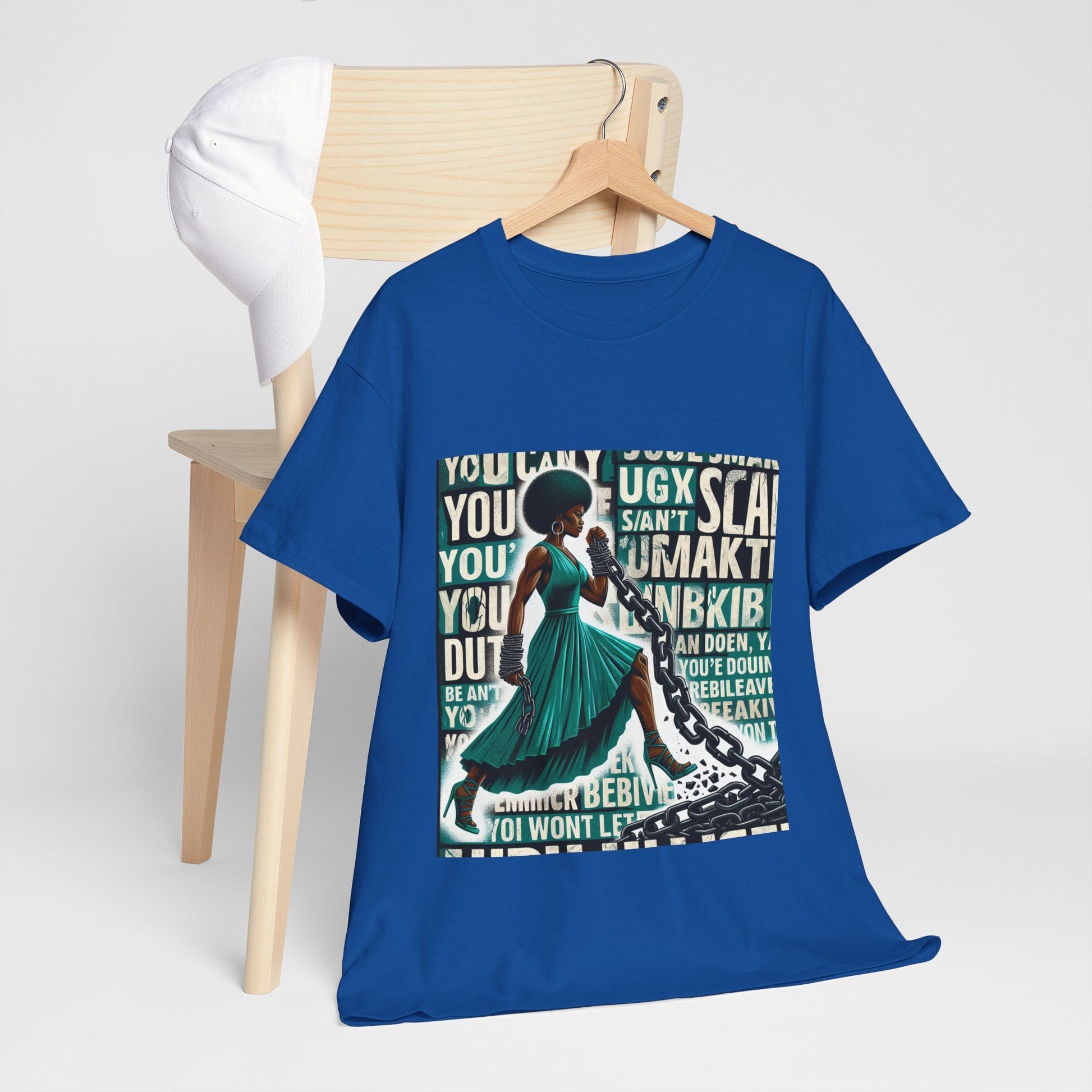 Empowering Afrocentric Unisex Tee, Motivational T-Shirt, Gift for Her, Black History, Fashion Statement, Casual Wear Printify