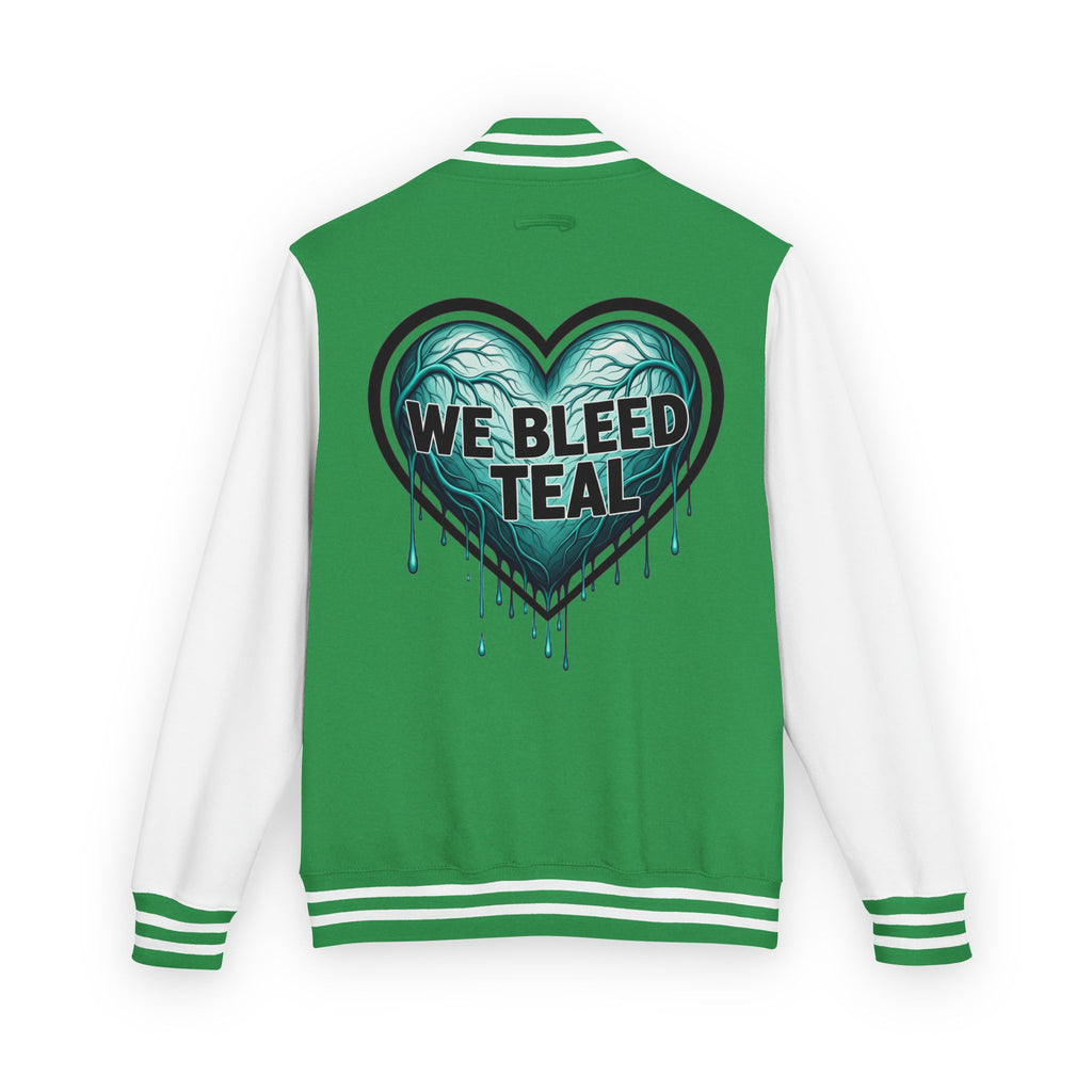 Unisex Heavyweight Letterman Jacket, Retro Style Jacket, Casual Wear, Team Spirit Jacket, Unique Gift for Sports Lovers