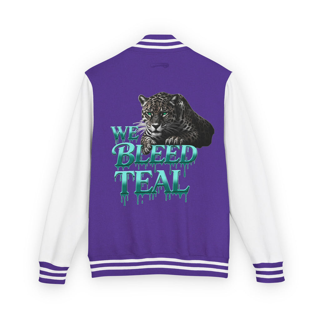 Teal Bleeding Letterman Jacket, Unisex Varsity Jacket, Trendy Sports Jacket, Cool Casual Wear, College Spirit Gear, Perfect Gift for [...]