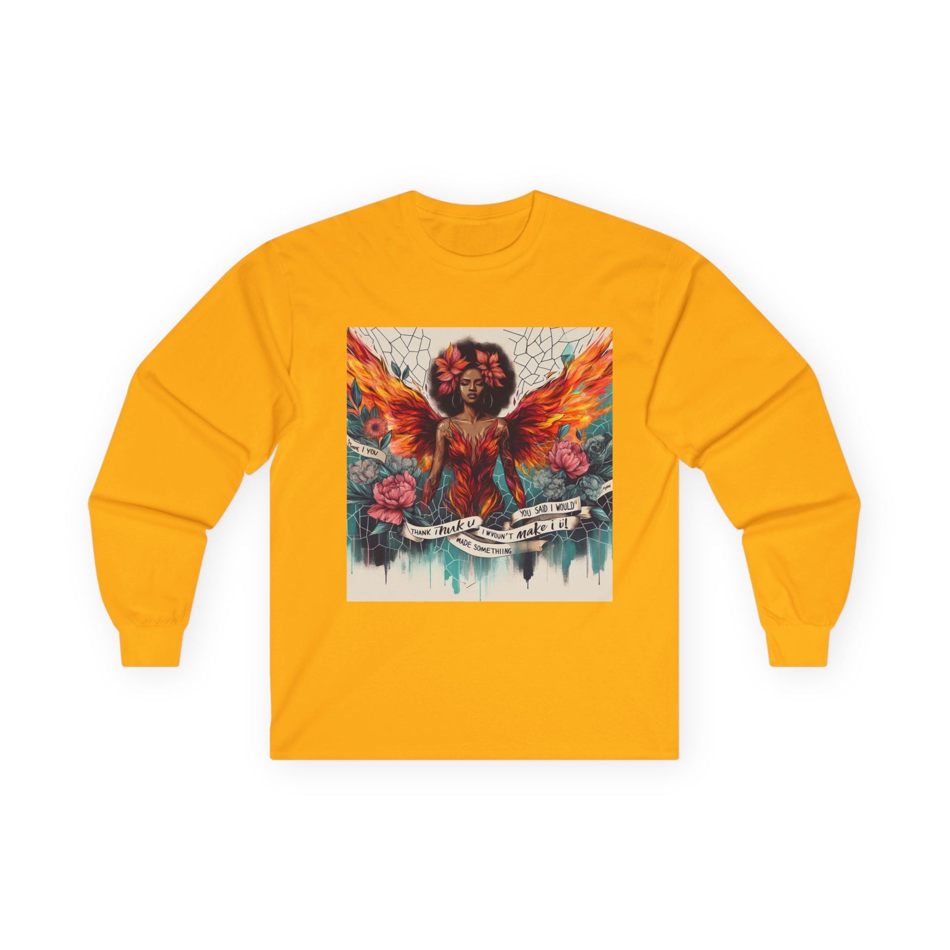 Bohemian Long Sleeve Tee, Butterfly Design, Artistic Cotton Tee, Casual Unisex Wear, Gift for Art Lovers, Festival Fashion Printify