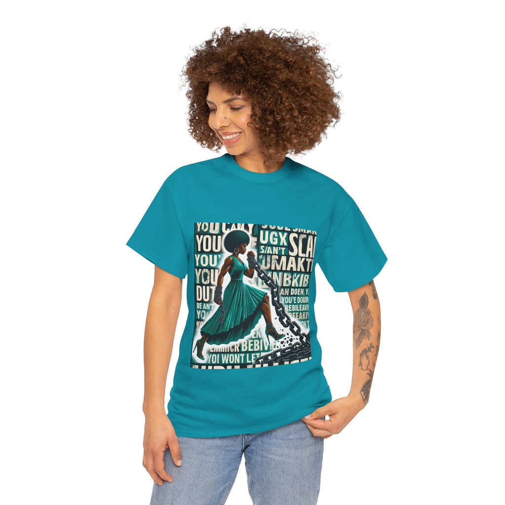 Empowering Afrocentric Unisex Tee, Motivational T-Shirt, Gift for Her, Black History, Fashion Statement, Casual Wear Printify