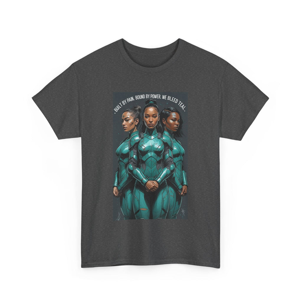 Futuristic Triple Goddess Tee, Graphic T-Shirt, Unisex Cotton Shirt, Casual Wear, Perfect Gift for Sci-Fi Fans, Everyday Style Printify
