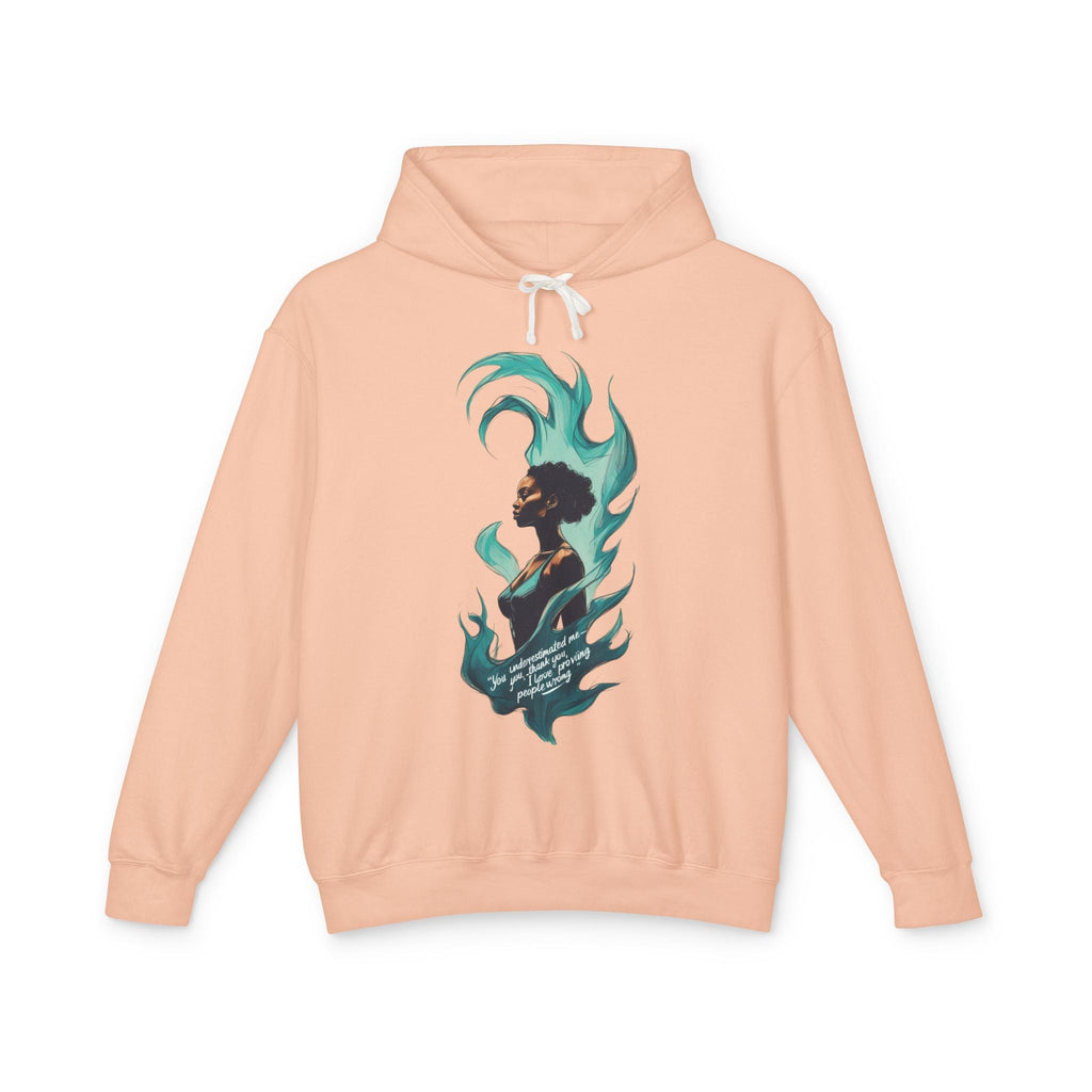 Bohemian Chic Unisex Lightweight Hooded Sweatshirt, Stylish Gift for Her, Art-Inspired Hoodie, Cozy Casual Wear, Unique Layering Piece Printify