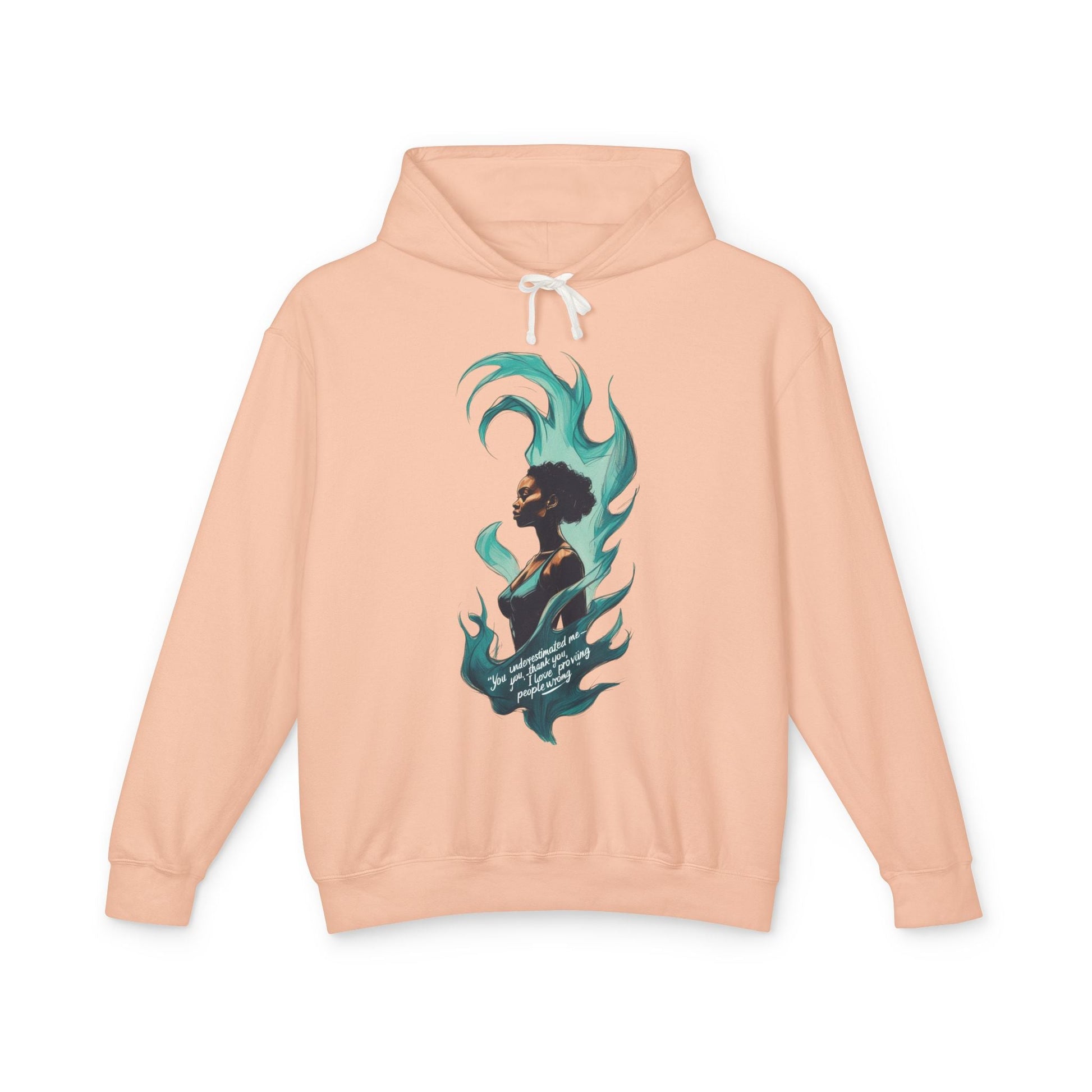 Bohemian Chic Unisex Lightweight Hooded Sweatshirt, Stylish Gift for Her, Art-Inspired Hoodie, Cozy Casual Wear, Unique Layering Piece Printify