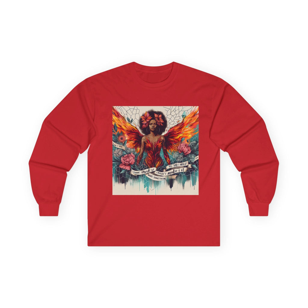 Bohemian Long Sleeve Tee, Butterfly Design, Artistic Cotton Tee, Casual Unisex Wear, Gift for Art Lovers, Festival Fashion Printify