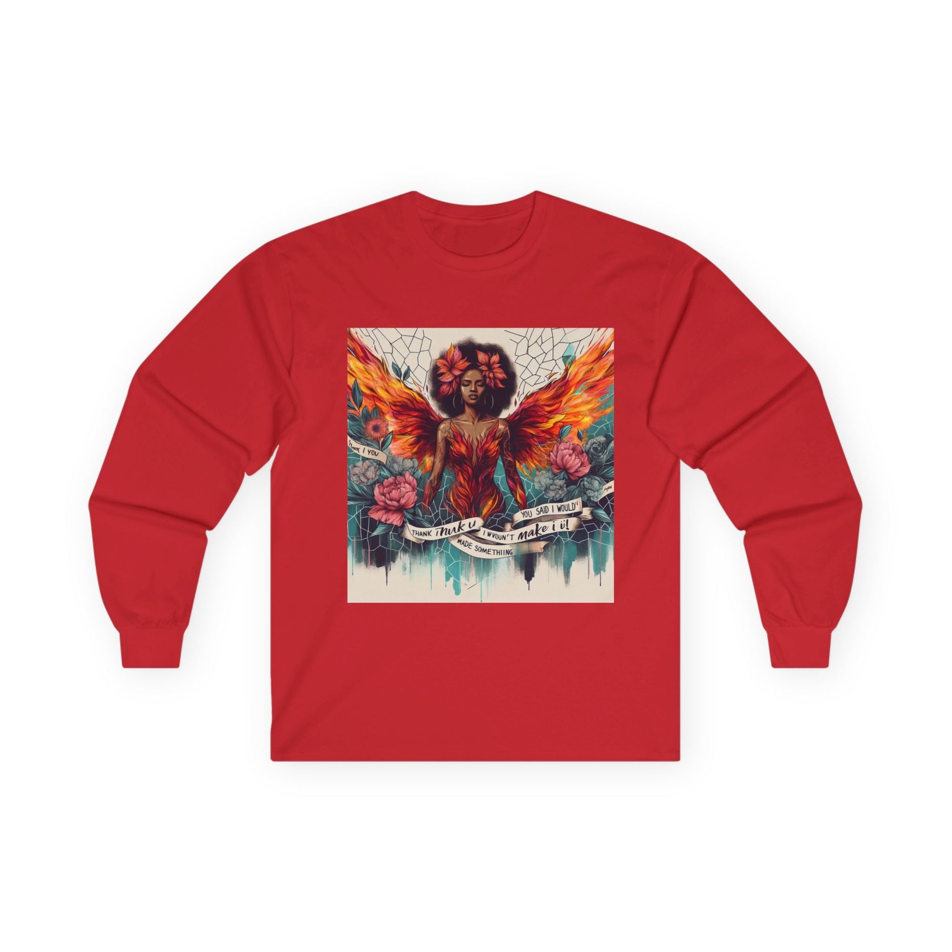 Bohemian Long Sleeve Tee, Butterfly Design, Artistic Cotton Tee, Casual Unisex Wear, Gift for Art Lovers, Festival Fashion Printify