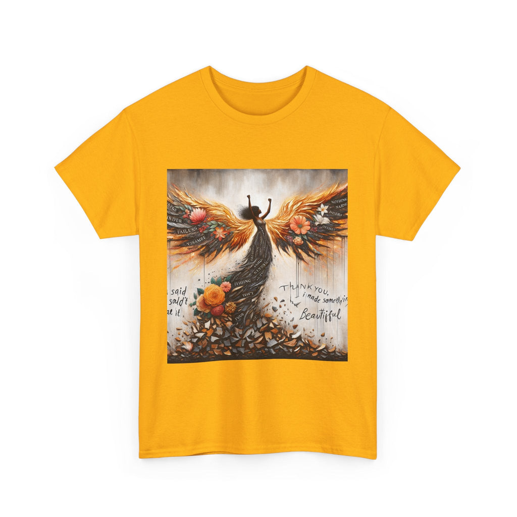 Beautiful In Every Way Unisex Heavy Cotton Tee, Inspirational Art Shirt, Self-Love Gift, Motivational Tee, Fashionable Everyday Wear Printify