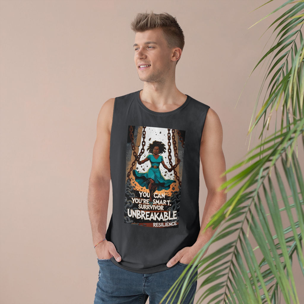 Unisex Inspirational Tank Top, Empowering Survivor Shirt, Unbreakable Resilience Tee, Motivational Workout Top, Perfect for Self-Care [...]