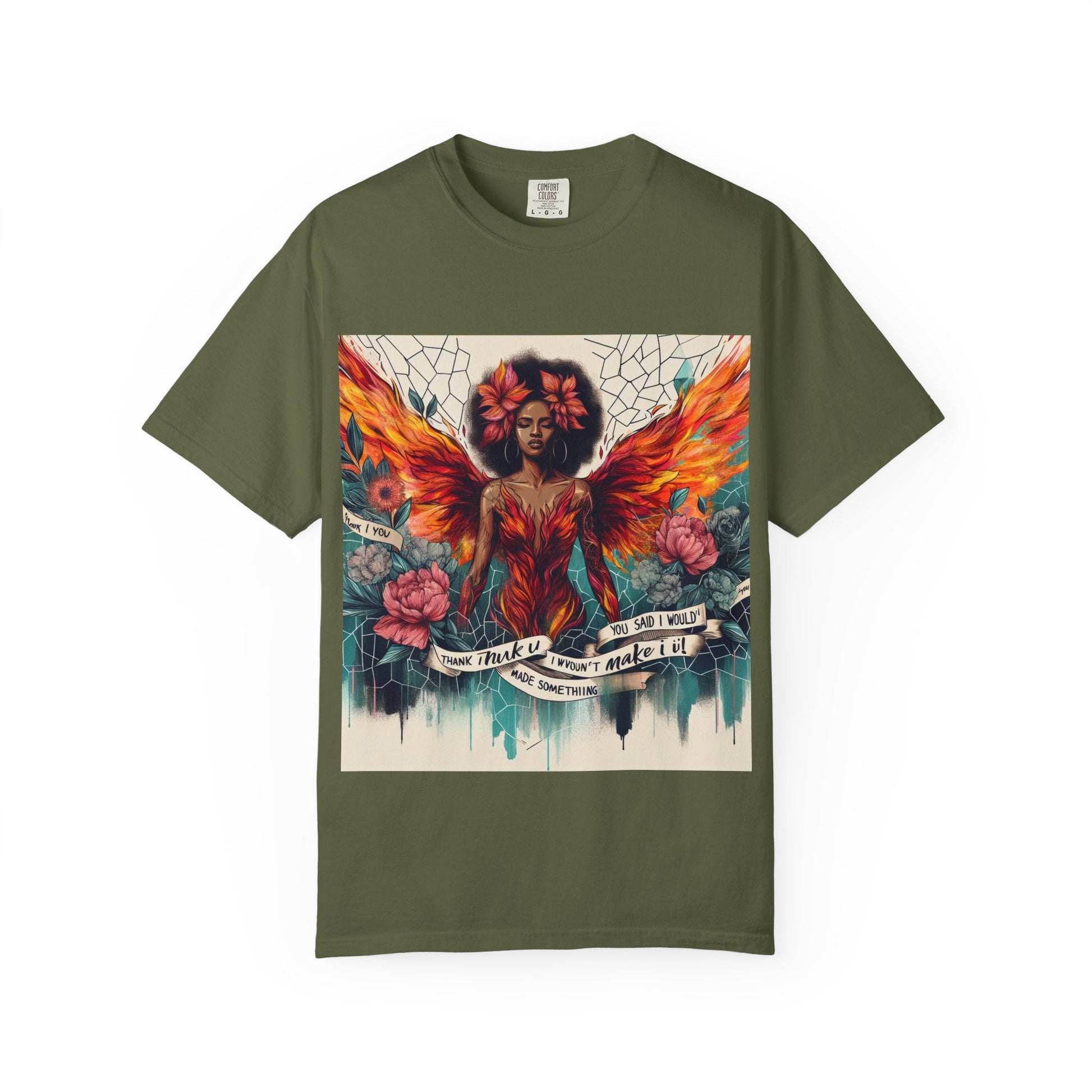 Vibrant Empowerment T-Shirt, Artistic Tee for Feminists, Gift for Her, Boho Style Shirt, Festival Apparel, Unisex Graphic T-Shirt Printify