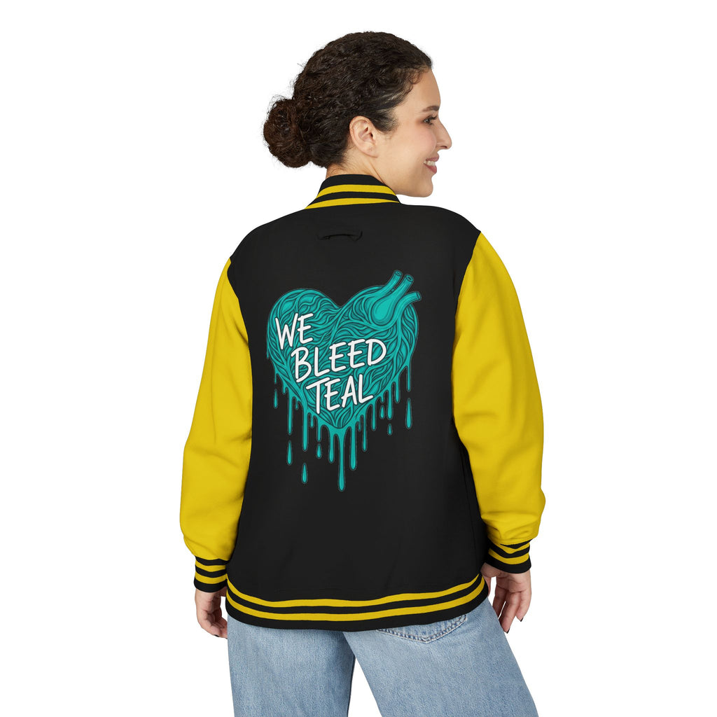 Teal Heart Letterman Jacket, Unisex Varsity Jacket for Sports Fans, Stylish College Apparel, Perfect Gift for Graduates, Casual [...]