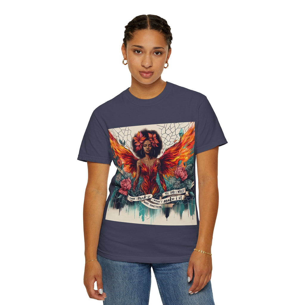 Vibrant Empowerment T-Shirt, Artistic Tee for Feminists, Gift for Her, Boho Style Shirt, Festival Apparel, Unisex Graphic T-Shirt Printify