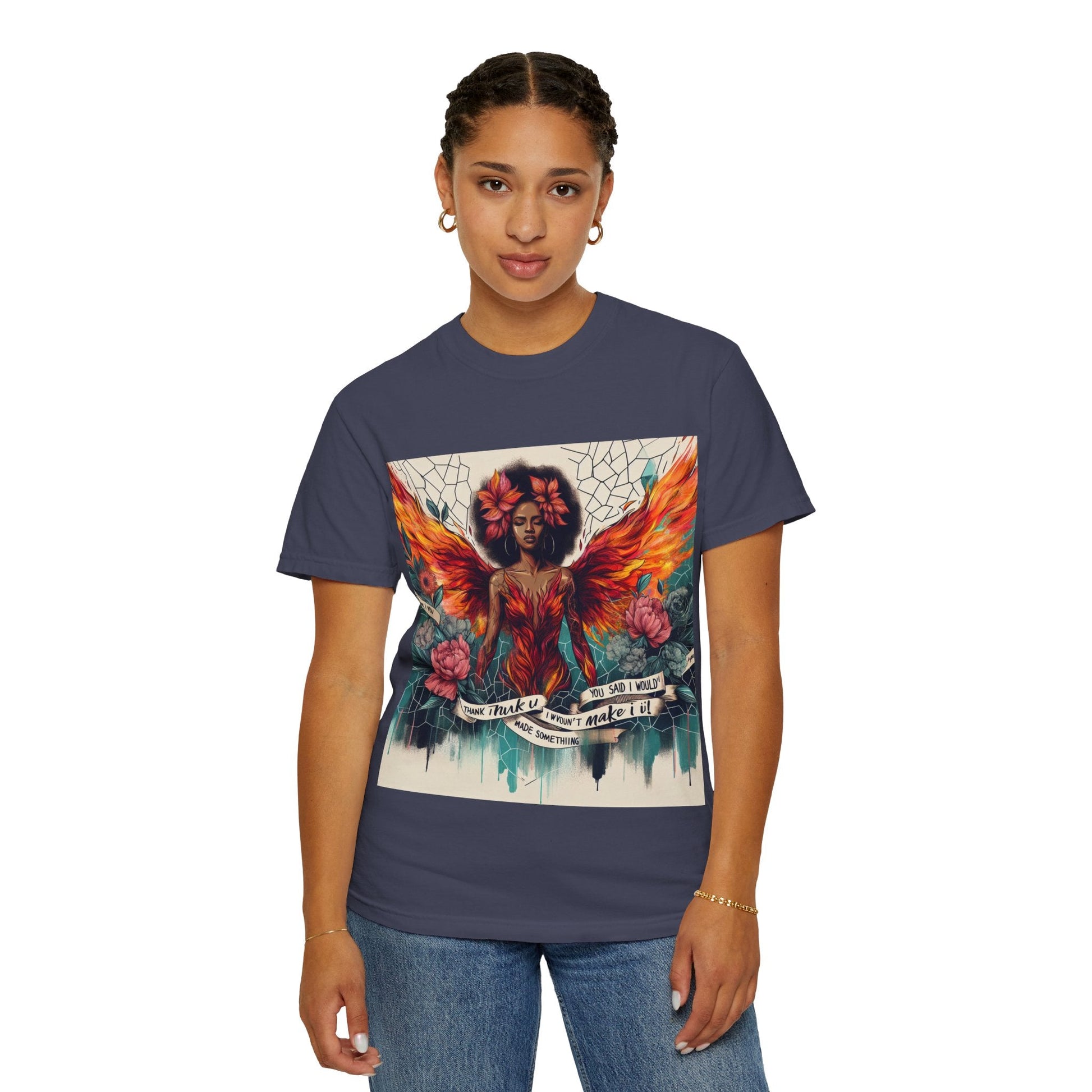 Vibrant Empowerment T-Shirt, Artistic Tee for Feminists, Gift for Her, Boho Style Shirt, Festival Apparel, Unisex Graphic T-Shirt Printify