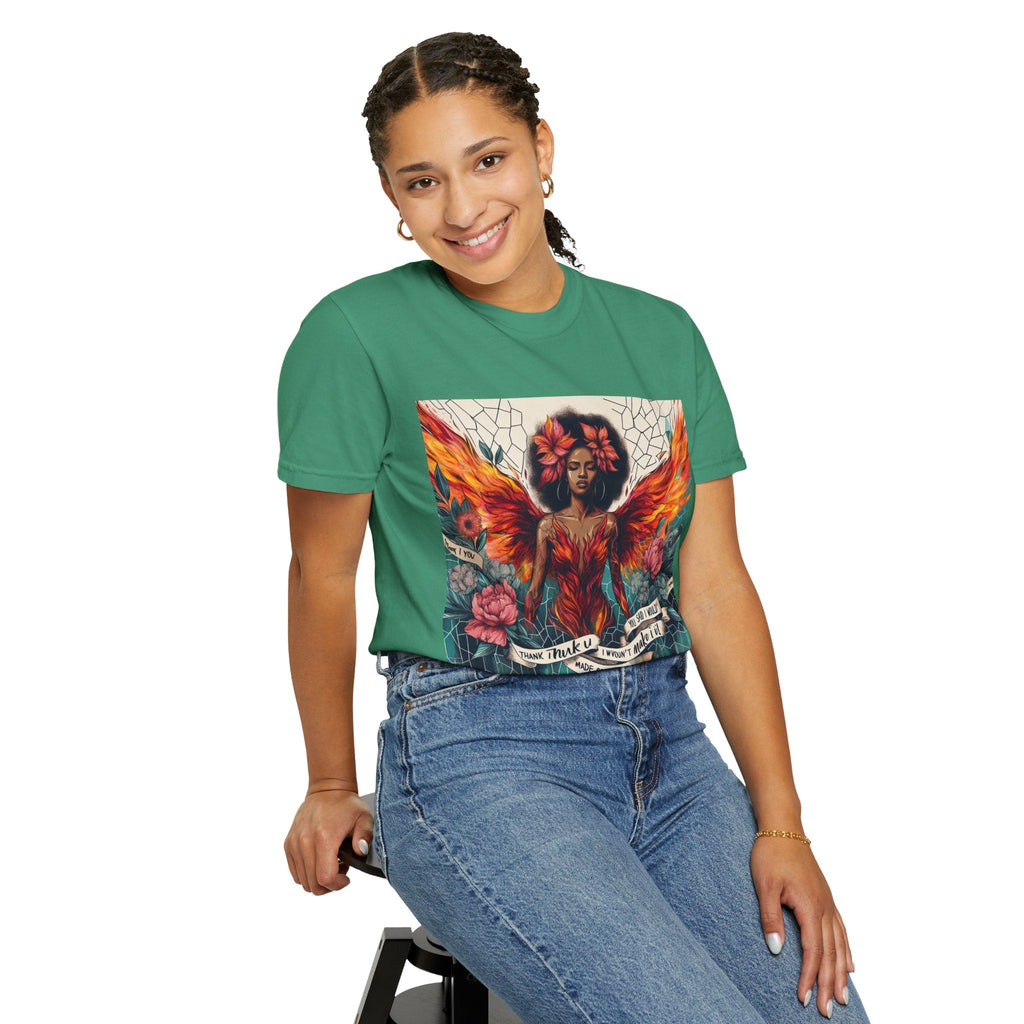 Vibrant Empowerment T-Shirt, Artistic Tee for Feminists, Gift for Her, Boho Style Shirt, Festival Apparel, Unisex Graphic T-Shirt Printify