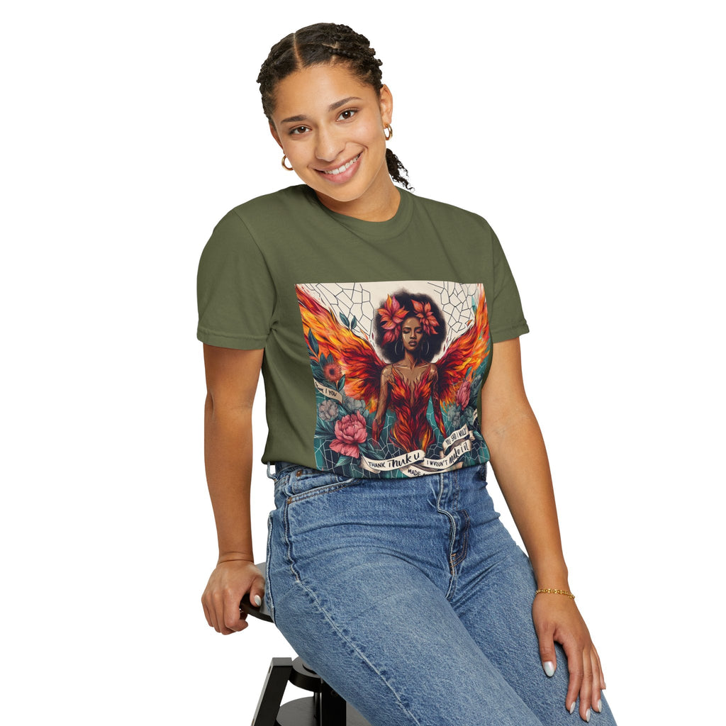 Vibrant Empowerment T-Shirt, Artistic Tee for Feminists, Gift for Her, Boho Style Shirt, Festival Apparel, Unisex Graphic T-Shirt Printify