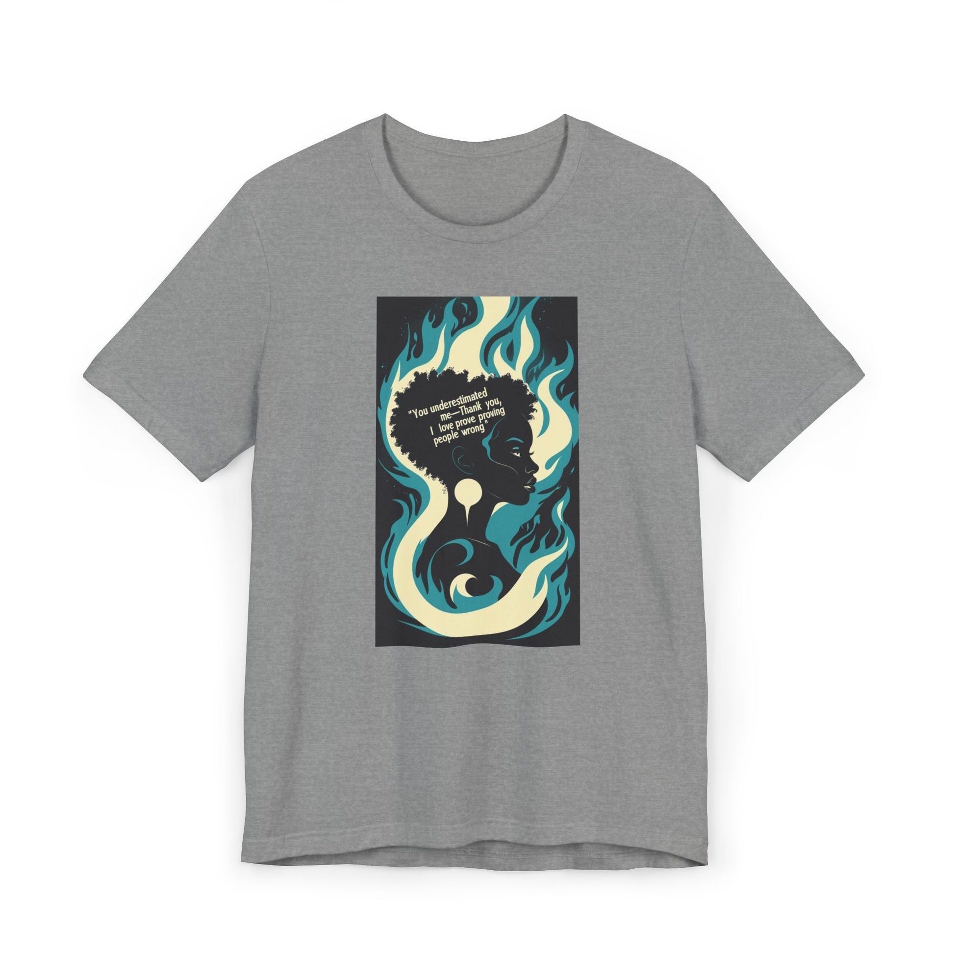 Empowering Art T-Shirt, Unisex Motivational Tee, Affirmation Shirt, Gift for Friends, Inspirational Graphic Tee Printify