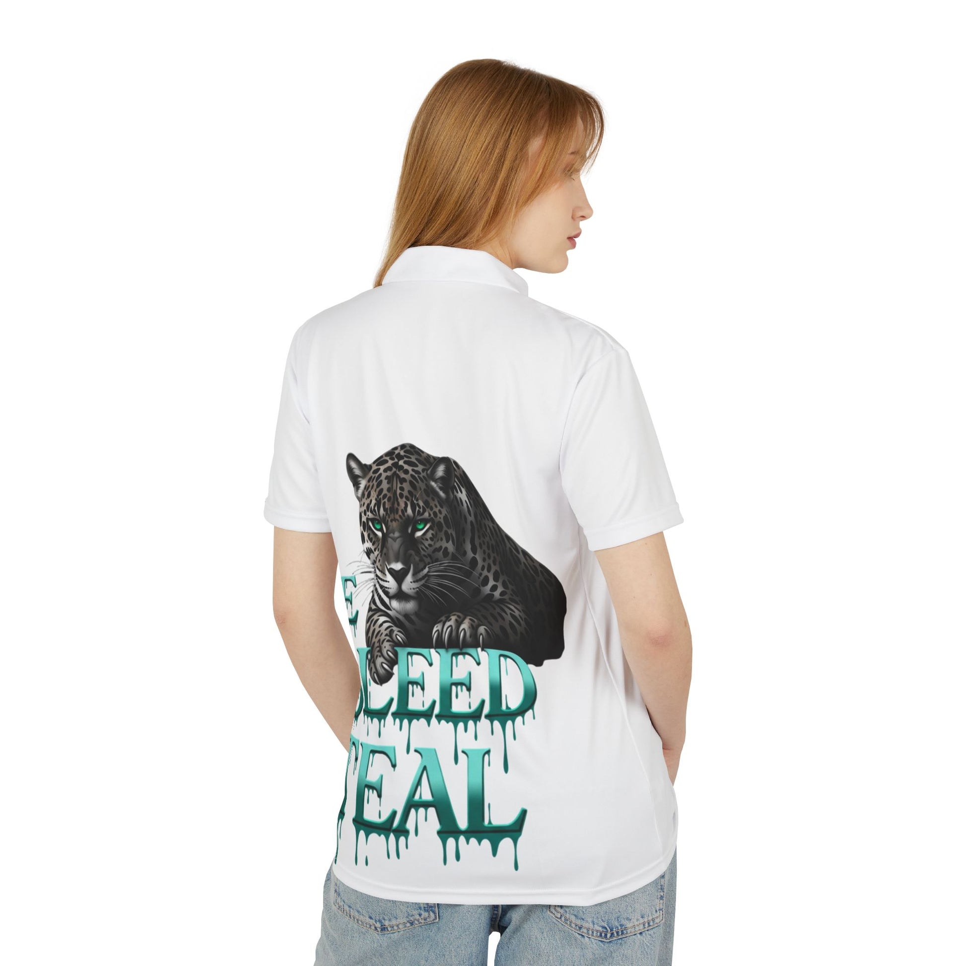 Teal Pride Unisex Polo Shirt, Casual Wear, Sports Fan Gear, Team Apparel, Gift for Him or Her, Everyday Comfort